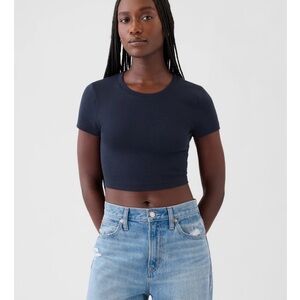 GAP Navy Blue Crop Top